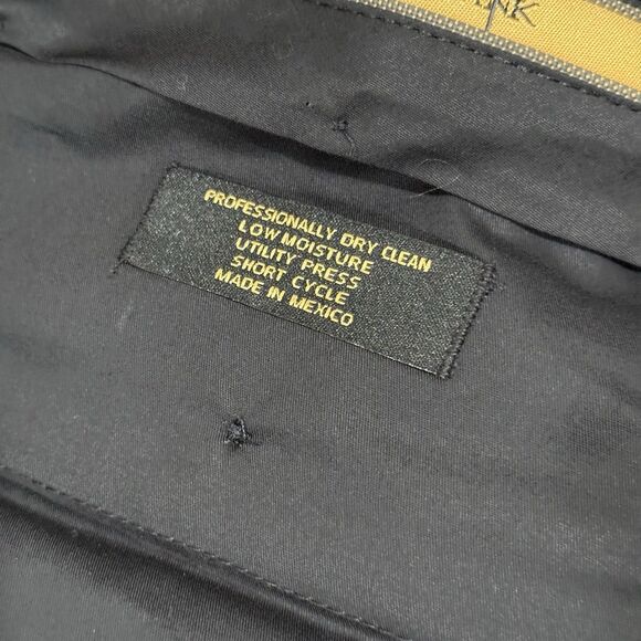 Men's Jos. A. Bank Signature Gold Jacket 43R Pants 40R Pinstripe Suit Set - Picture 4 of 13